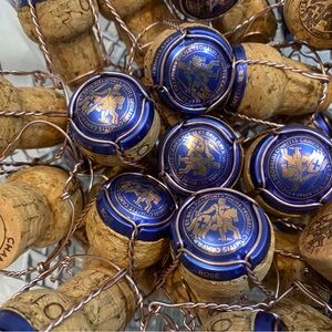 30 Sets of Tattinger Prestige Brut Rose Champagne Corks & Cages